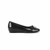 Versión de Piel de Oveja ~5 cm de Aumento de Altura Interna, Bailarinas de Cuero Genuino Cuadradas Ultrasuaves con Lazo para Commuter para Mujer, Zapatos de Boca Baja