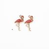 Ventas Directas de Fábrica Estilo Coreano Goteo de Aceite Grulla Pequeña Accesorios de Joyería DIY Accesorios de Joyería Adornos para la Cabeza Aretes Colgantes Populares