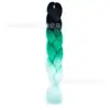 Fibra química de tres colores, cuatro colores, cinco colores, degradado, seda de alta temperatura, trenza grande, trenza jumbo, trenza burbuja, material para trenzas de cabello
