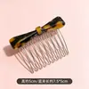 Peine de Acetato con Forma de Lazo, Pasador para el Cabello para Mujer, Peine Lateral para Flequillo, Pinza para el Cabello de Otoño e Invierno, Pasador Antideslizante