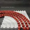 Liangshan Sichuan Material Ágata Vermelha do Sul Contas Redondas DIY Contas Soltas Contas Estilo Antigo Contas Cilindricas Contas Budistas Acessórios para Pulseiras Joias Atacado