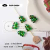 Árvore de Natal Fofa Gotejamento de Óleo Desenho Animado DIY Feito à Mão Miçangas Móbile Corrente para Celular Colar Pacote de Material Feito à Mão Acessórios de Miçangas Soltas