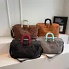 Bolsa Plegable Portátil para Ocio y Fitness, Bolso de Hombro Portátil, Bolsa de Viaje Ligera, Equipaje de Mano para Viajes de Negocios de Corta Distancia para Hombres y Mujeres