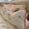 Conjunto de Roupa de Cama de Gaze Dupla de Quatro Peças 2026 Novo Estilo Lençol de Cima, Lençol com Elástico, Capa de Edredom, Conjunto de Roupa de Cama para Dormitório de Três Peças
