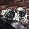 Fabricante Mayorista de Relojes de Moda para Parejas Chenxi Transmisión en Vivo Transfronteriza Calendario Analógico Correa de Acero Relojes de Cuarzo para Hombres y Mujeres