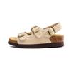 Versión de Cuero Suave~Sandalias Romanas de Playa Casuales de Verano para Mujer, Cuero Suave Cómodo, Suela Suave, Superficie Suave, Zapatos Birkenstock Combinados por Color