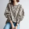 Primavera de 2026 Nova Roupa Feminina Estilo Japonês Gola Redonda Manga Longa Blusa Color Block Camiseta Versátil Emagrecedora 3 Cores