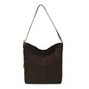 Bolsa Transversal Textura Retrô Bolsa Feminina Bolsa Tote Fashionável Estilosa Grande Capacidade para o Dia a Dia Bolsa de Ombro Feminina Atacado