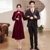 Vestido de Terciopelo Tostado, Cheongsam de Novia, Vestido de Compromiso, Vestido Casual de Boda Petite, Vestido Nuevo Estilo Chino, Vestido para Banquetes en Casa para Mujer