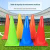 Os fabricantes fornecem 38cm logotipo barril futebol treinamento quadrado fundo barril treinamento cone cone obstáculo logotipo espessamento
