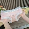 Verano fresco seda de hielo fina ropa interior sin costuras para mujer cintura algodón entrepierna ropa interior para dama al por mayor secado rápido transpirable pantalones tipo máscara