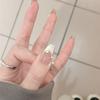 Puro mão-usado pedaço de unha atacado olho de gato francês pérola branca unha arte patch fake unha fototerapia prego