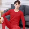 Roupa íntima térmica sem costura de veludo dupla face masculina gola média-baixa autocalorável com forro de veludo conjunto calça comprida