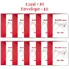 Compra Directa Transfronteriza de 1 Juego de Tarjetas de Felicitación y Sobres para Mejores Amigas y Hermanas, Popular en el Comercio Exterior, Tarjetas de Felicitación de Tamaño Grande para el Amor Fraternal