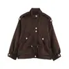 Ins Roupas Femininas Atacado Estilo Europeu e Americano Transfronteiriço Outono Novo Emagrecedor de Alta Qualidade Primavera e Outono 3 Cores Casaco Trench Coat Solto