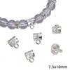 Aleación Estilo Chino Nuevo Separador de Tres Vías Perla Redonda Flor Mariposa Corazón Pequeño Colgante Hecho a Mano DIY Pulsera Collar Accesorios