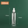 Frasco de Spray de Plástico Transparente Personalizado pet Engarrafamento de Álcool Frasco Cosmético Frasco de Spray com Pressão
