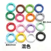 Colgante Pindou Buscando Amor Accesorios Anillo de Resorte Aro Abierto Cadena de Extensión Cadena de Cuentas Llavero con Cascabel Cierre Accesorios DIY