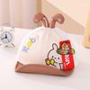 Gorra con visera para bebé de primavera y verano, gorra de béisbol de ala suave, lindo sombrero de conejo para niño, sombrero de bebé, comercio exterior M276