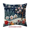 Funda de almohada navideña Temu Decoración del hogar Funda de cojín Funda de cojín para sofá de sala de estar Dormitorio Mesita de noche Fabricante Venta al por mayor