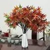 Envío Directo de Fábrica de Flores Artificiales, Selección Transfronteriza de Flores Falsas, Hojas de Arce Rojas para Paisajismo de Ingeniería, Decoración de Jardín y Diseño de Escenarios