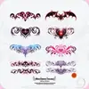 Adesivos de Tatuagem de Súcubo para Mulheres, À Prova d'Água, Duradouros, Coloridos, de Alta Qualidade, Cintura e Abdômen, Cesariana, Sexy, Vergonhoso, Privado, Lavável