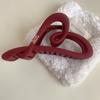 Nueva Pinza de Verano Color Caramelo Fresco Amor Horquilla de Plástico Linda Suave Sencilla Combinable Pinza de Tiburón Accesorios para el Cabello