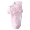 Meias de menina meias de renda infantil primavera e outono verão finas meias de dança brancas de menina algodão puro meias de bebê princesa infantil