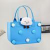 Bolsa de Regalo Infantil de Moda Bolsa de Compras de Fieltro de Felpa de Dibujos Animados Banquete de 100 Días del Bebé Bolsa Tote de Fieltro