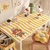 Alfombrilla de escritorio de dibujos animados para niños, alfombrilla de protección de escritorio para estudio de estudiante, mantel impermeable lavable de cuero para mesa de computadora