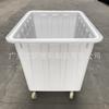 Caja de Volteo con Ruedas de 300L Caja Blanca de Almacenamiento de Ropa de 400L HDPE Grande Tanque de Agua de 600L Marco de Plástico Barril Cuadrado