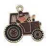 27 Acción de Gracias Calabaza con Goteo de Aceite Cosecha Coche Ardilla Pavo Zorro Colgantes Accesorios para Joyería DIY Adornos Colgantes