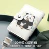 Bonito panda cartão saco personalidade nicho cartão de grande capacidade ultra-fino compacto portátil carteira de motorista cartão manga jaqueta atacado