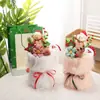 [Personalización de Pedido Pequeño] Ramo de Muñecas Navideñas, Regalo de San Valentín, Muñeca Flor Portátil, Regalo de Cumpleaños para Novia y Mejor Amiga