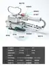 Acessórios para máquina de embalagem pneumática portátil a19, conjunto completo de peças de reposição, roda de tensionamento, conector de entrada de ar, placa dentada soldada, cortador