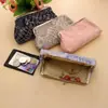 Bolsa Pequena Simples com Estampa de Galhos e Folhas em Lona Porta-Moedas Longo com Alça Bolsa Criativa para Armazenamento Bolsa de Boca de Ouro para Estudante Venda por Atacado