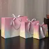 Bolsas de Regalo de Año Nuevo Transfronterizas, Bolsas Tote de Macarrones, Bolsas de Empaque para Cumpleaños, Cintas para Entrega, Bolsas de Regalo Universales Listas para Usar