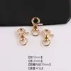 Colección de Aleación de Zinc KC Oro Multiestilo Llavero de Coche Hebilla de Resorte Hebilla Multifuncional para Bolso Colgante Pequeños Accesorios