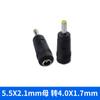Adaptador de corriente para portátil DC 5.5 * 2.1 hembra a 2.5/3.5/4.0 mm macho Serie DC macho y hembra
