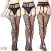 Conjunto de Liguero de Encaje Sexy para Mujer, Medias Sexys, Medias de Liguero sin Tentación con Calcetines, Talla Grande de Comercio Exterior