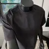 Nueva Camiseta de Verano 2026 para Hombre de Seda de Hielo de Secado Rápido con Cuello Redondo y Manga Corta, Malla Transpirable, Cómoda, Top de Diseño Elegante