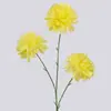 Flor Artificial Amarela Pintura a Óleo Peônia Guanyin Lótus Rosa Hemerocallis Enfeites de Flores para Sala de Estar Decoração de Flor Falsa para Casamento