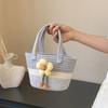 Bolsa de Flor de Paja Bolso de Mujer Estilo Nacional Verano Nuevo Estilo Étnico Fresco Bolso de Hombro Bolso de Mano Estilo Occidental Bolso Tote