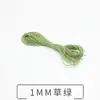 AliExpress Linha encerada de três fios 1mm Taiwan cor branca linha encerada ecológica 30 cores 10 metros por rolo