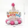 Sombrero de Cumpleaños para Niños y Adultos Punto Láser Reflectante Gorra Puntiaguda de Bola Gorra Puntiaguda de Fiesta Gorra de Corona Gorra de Bola Mao