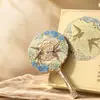 Espejo de maquillaje de metal, colgante de aleación de zinc, accesorio cultural y creativo personalizado de estilo palaciego, espejo de mano, espejo de maquillaje personalizado