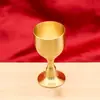 Copas de Vino de Latón con Pie Alto, Vasos de Cobre, Copas Pequeñas de Vino para Banquetes, Tazas de Dragón y Fénix para Té, Copas de las Cien Bendiciones, Utensilios para Vino, Adornos Decorativos, Artesanías