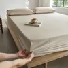 Funda de edredón, sábana bajera, colcha de grado A para maternidad e infantil 100S Lyocell Tencel, sábana bajera ajustada de color sólido de lujo de verano Lenzing Tencel
