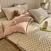 Capa de Cama com Borda de Concha Modelo Novo 2026 Conjunto de Quatro Peças