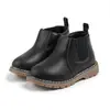 Comercio Exterior Botas Nuevas para Niños Botas de Cuero de Moda para Niños y Niñas Suela Gruesa Antideslizante Botas Martin que Aumentan la Altura Zapatos para Niños